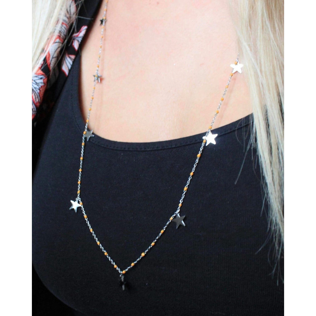 Halsband med stjärnor i silver