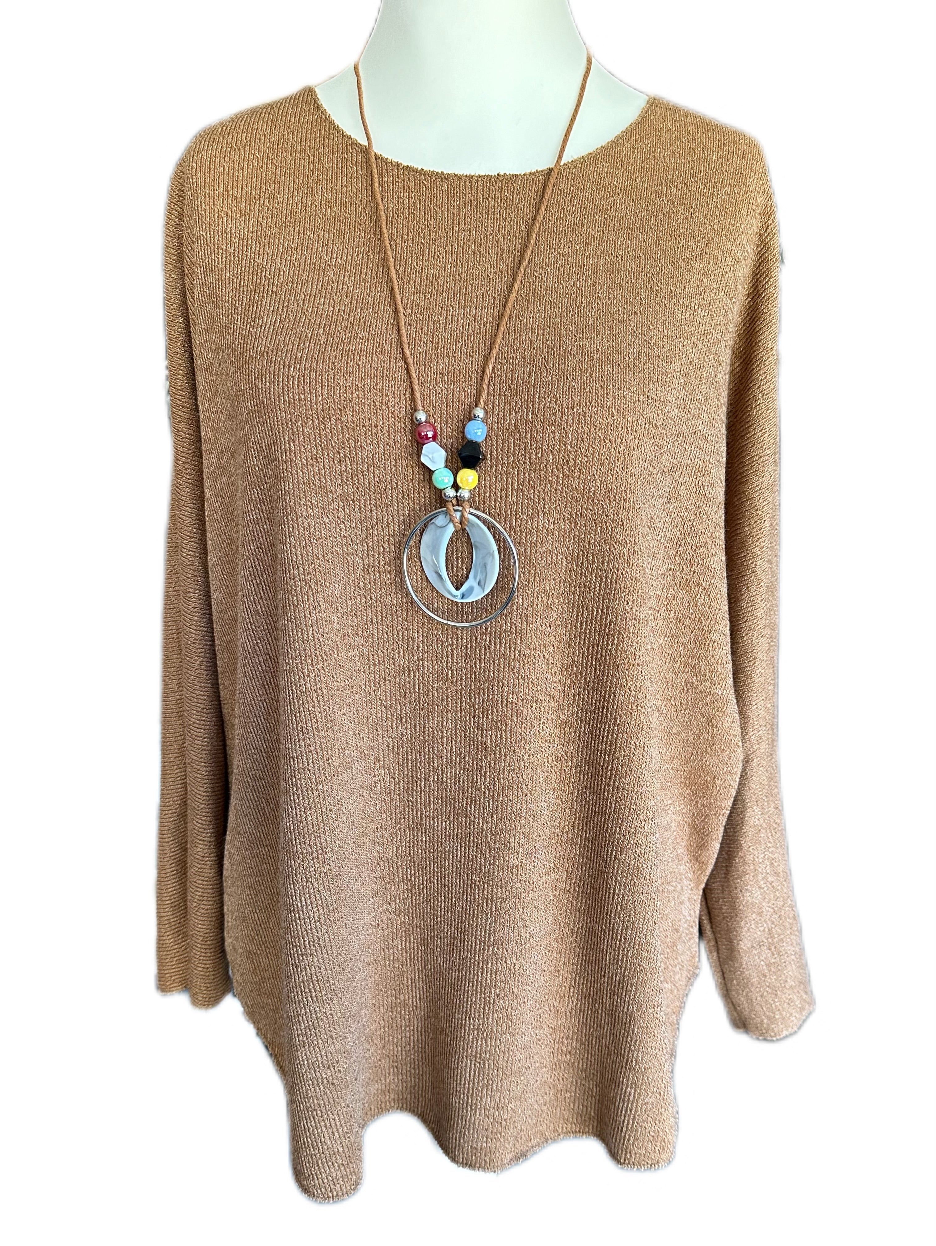 BY ANGELE Brown TILDABA Bluse