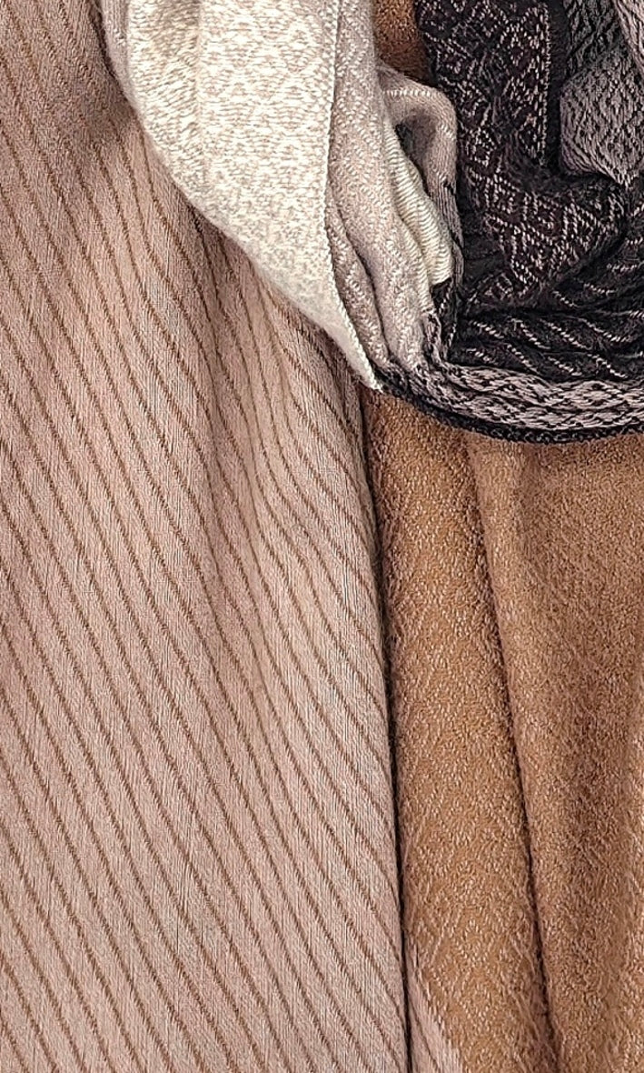 BY ANGELE Taupe IRISBA Sjal/Halstørklæde