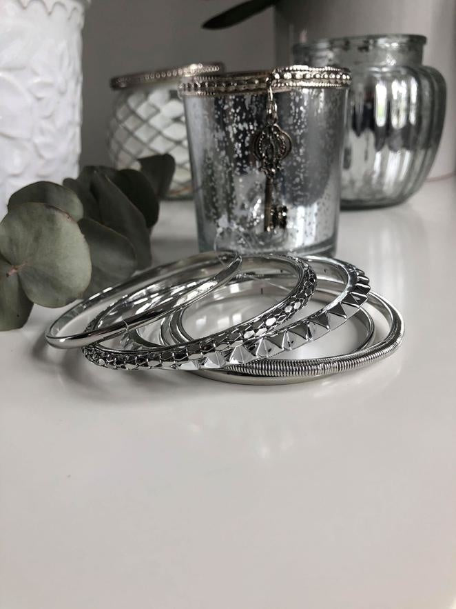 Armband silvermönsterblandning