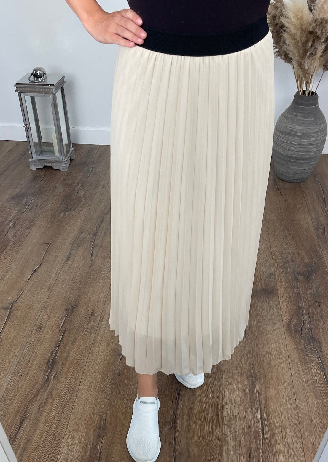 BY ANGELE Beige NEABA Nederdel