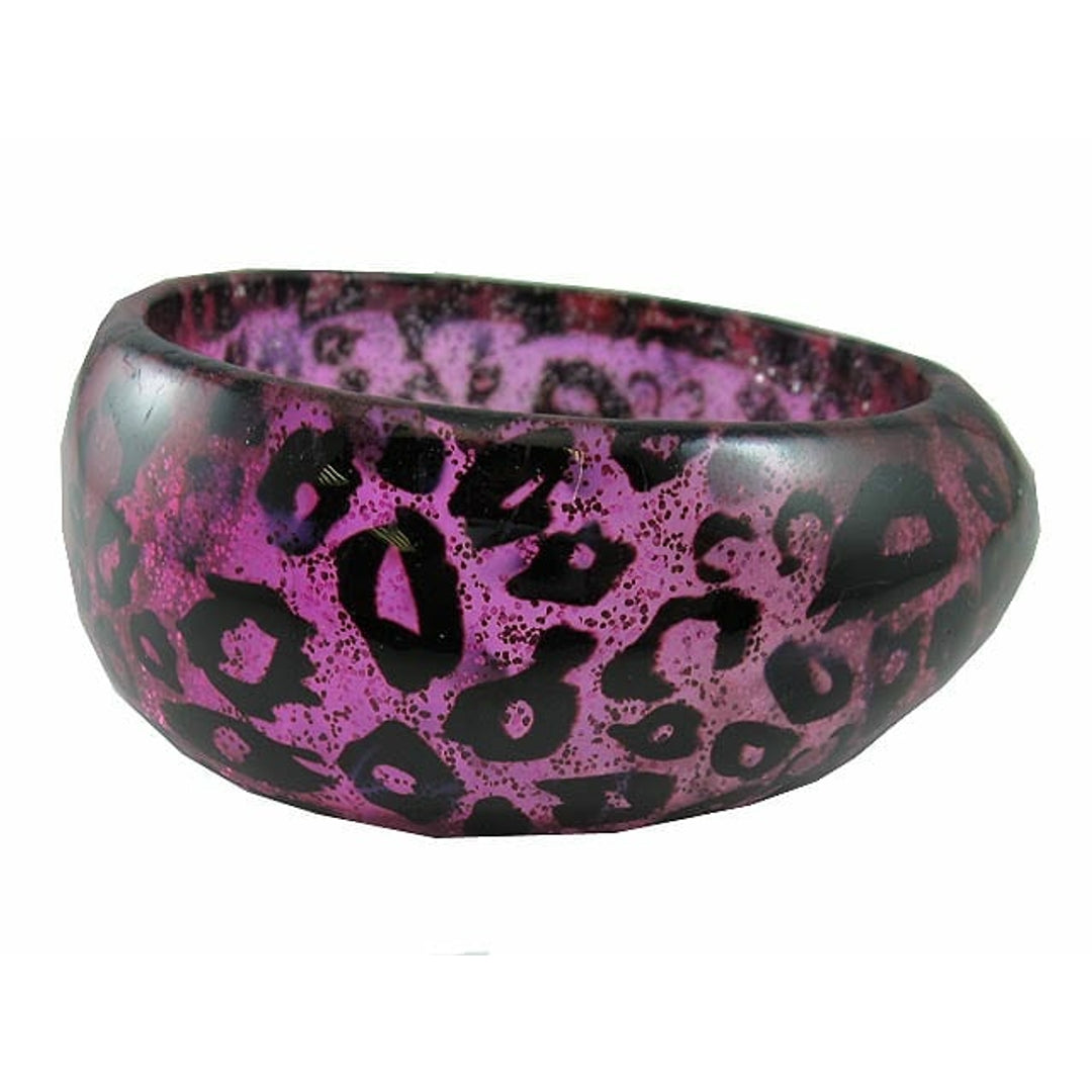 Armband rosa med djurmönster