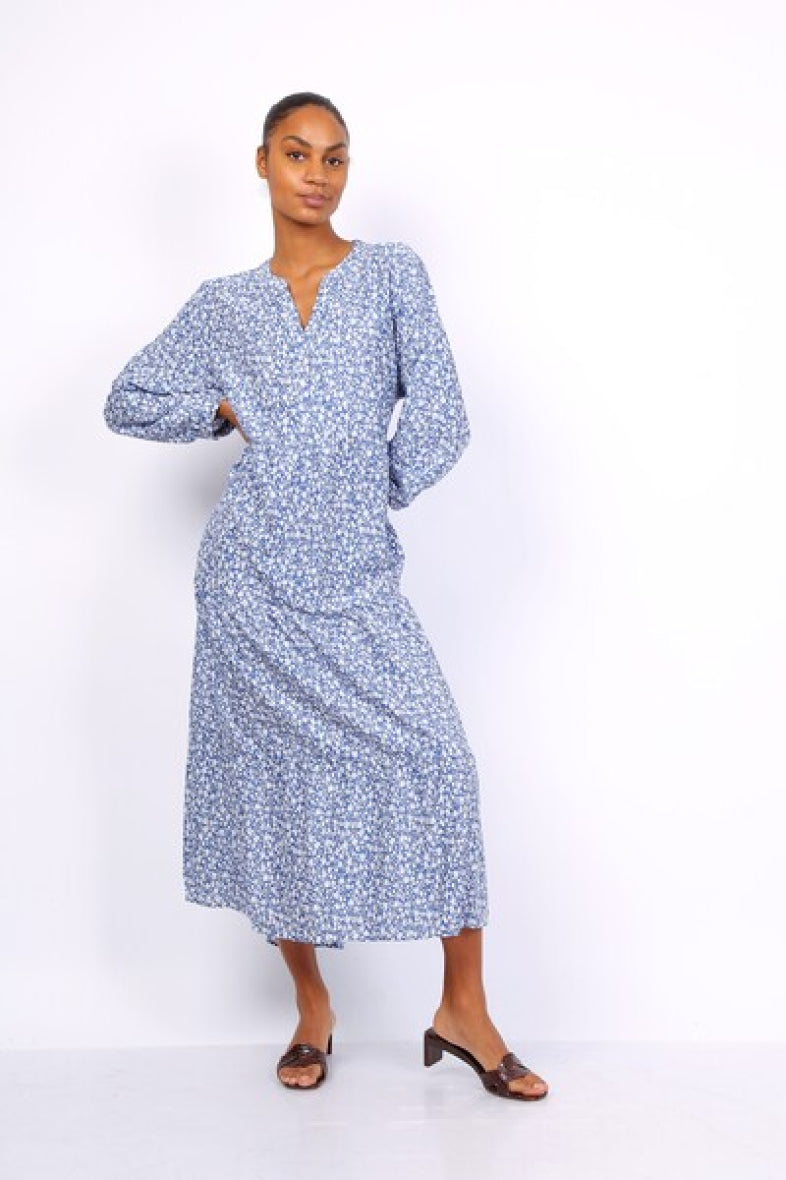 BY ANGELE Blue SINEBA Kjole