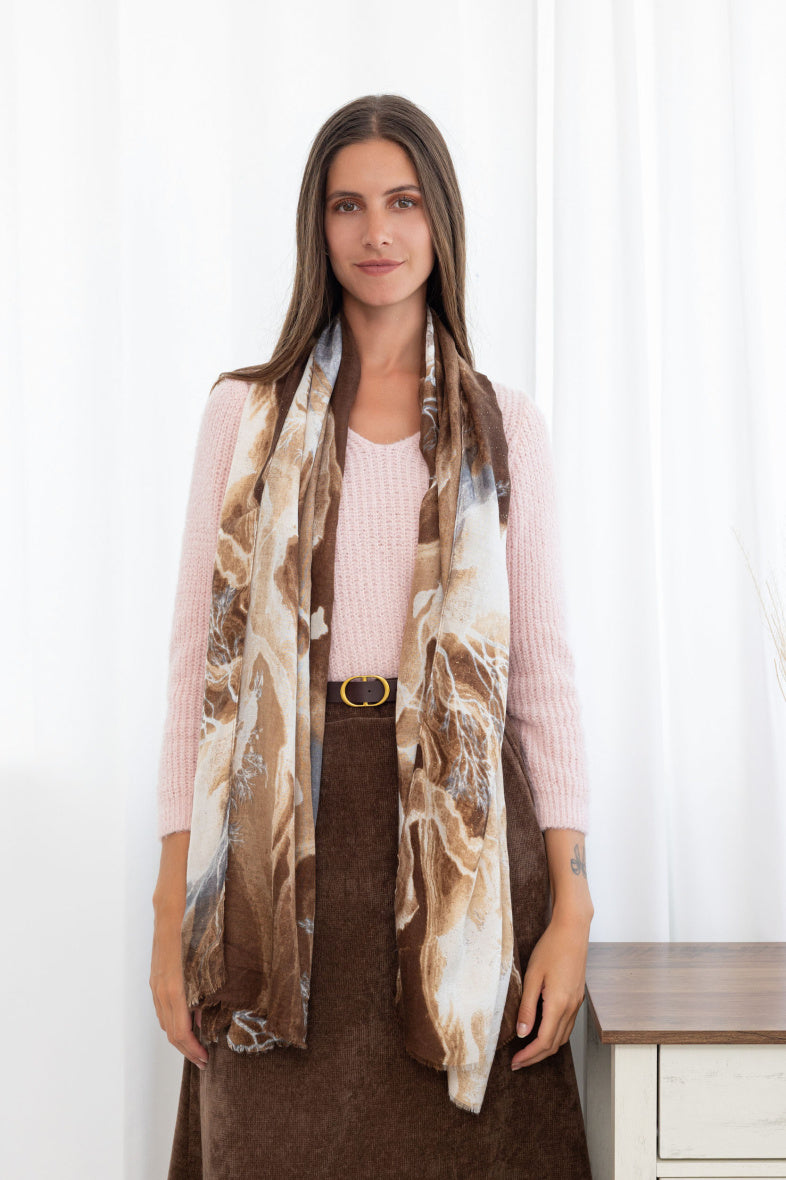 AV ANGELE Brun LILLYBA Scarf