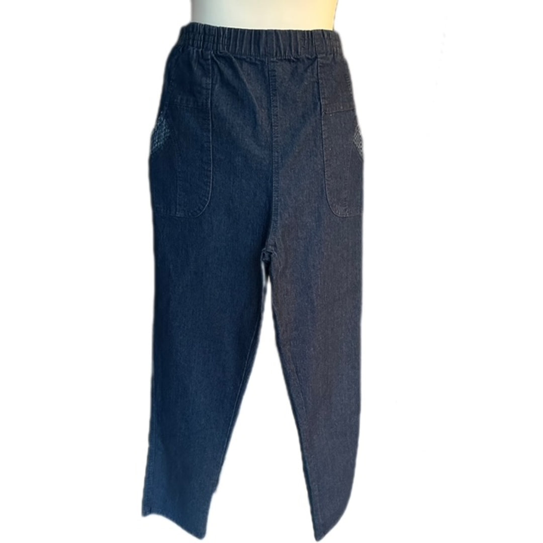 BY ANGELE Blå TASSABA Denim Bukser