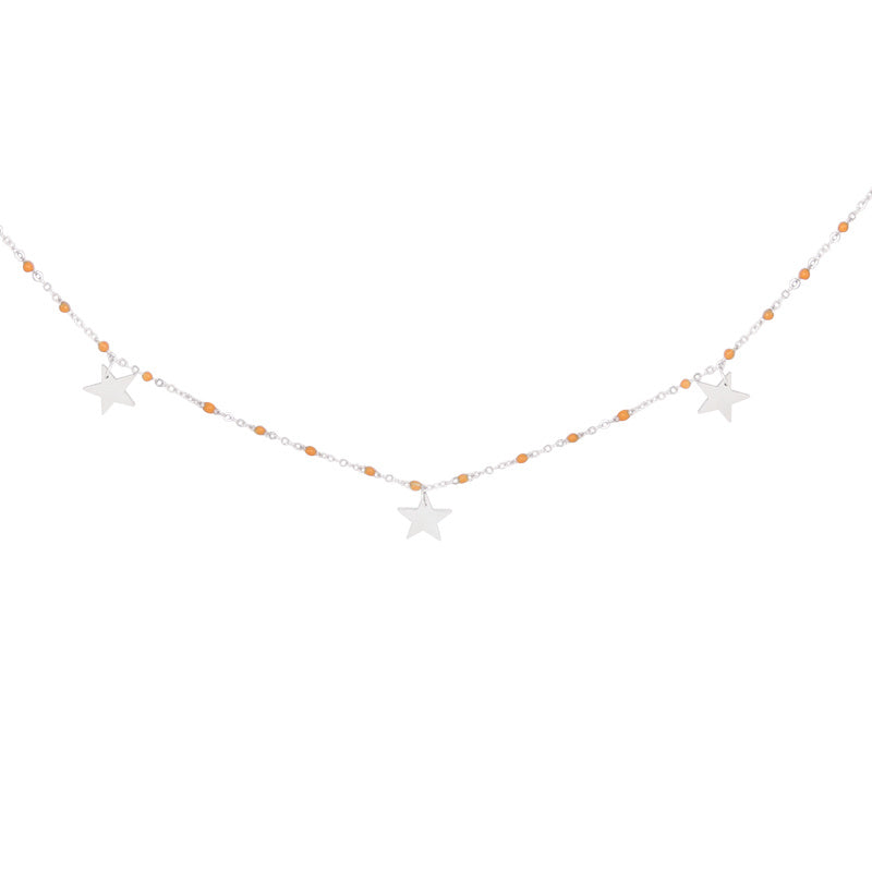 Halsband med stjärnor i silver