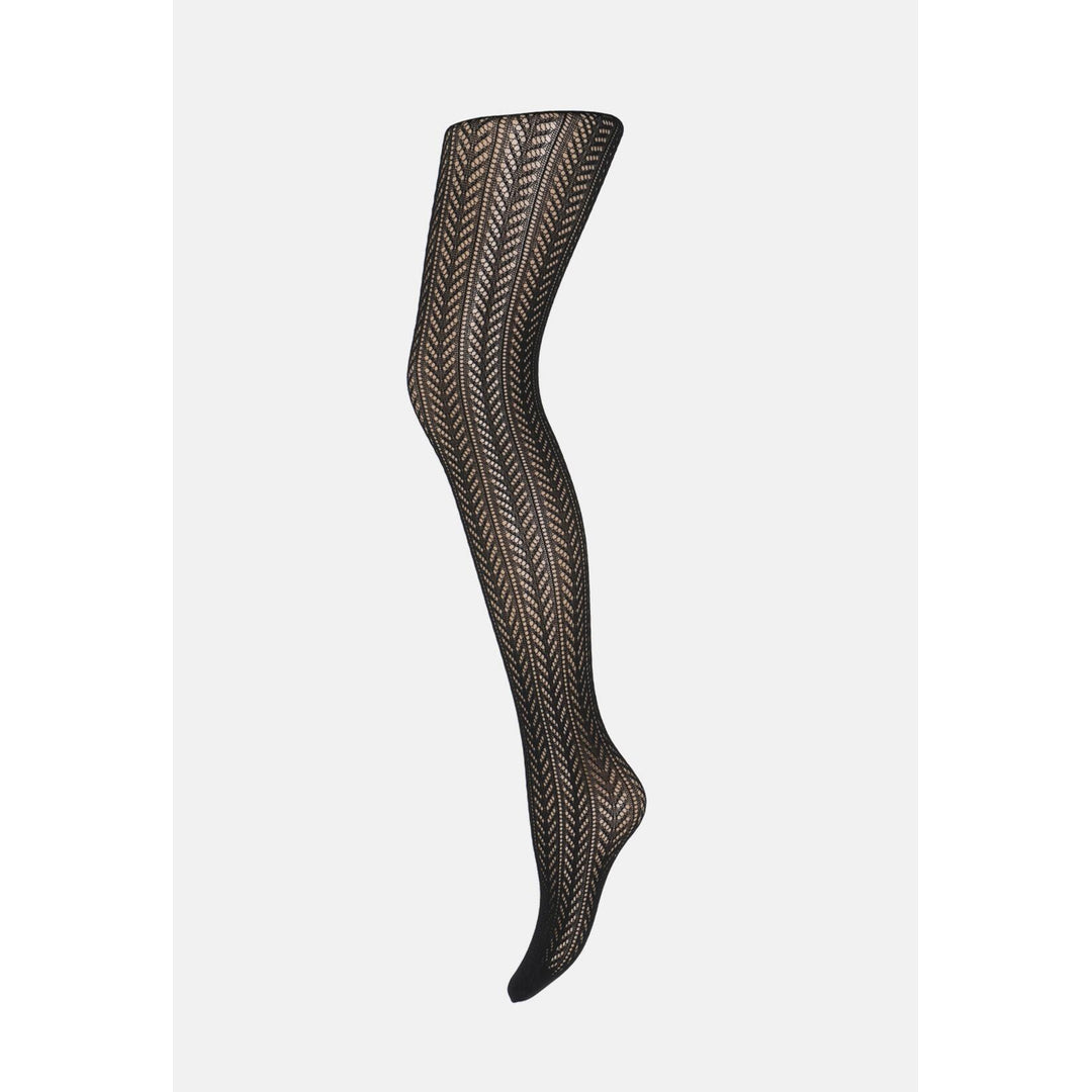DECOY Black Herringbone 70 Denier Tights