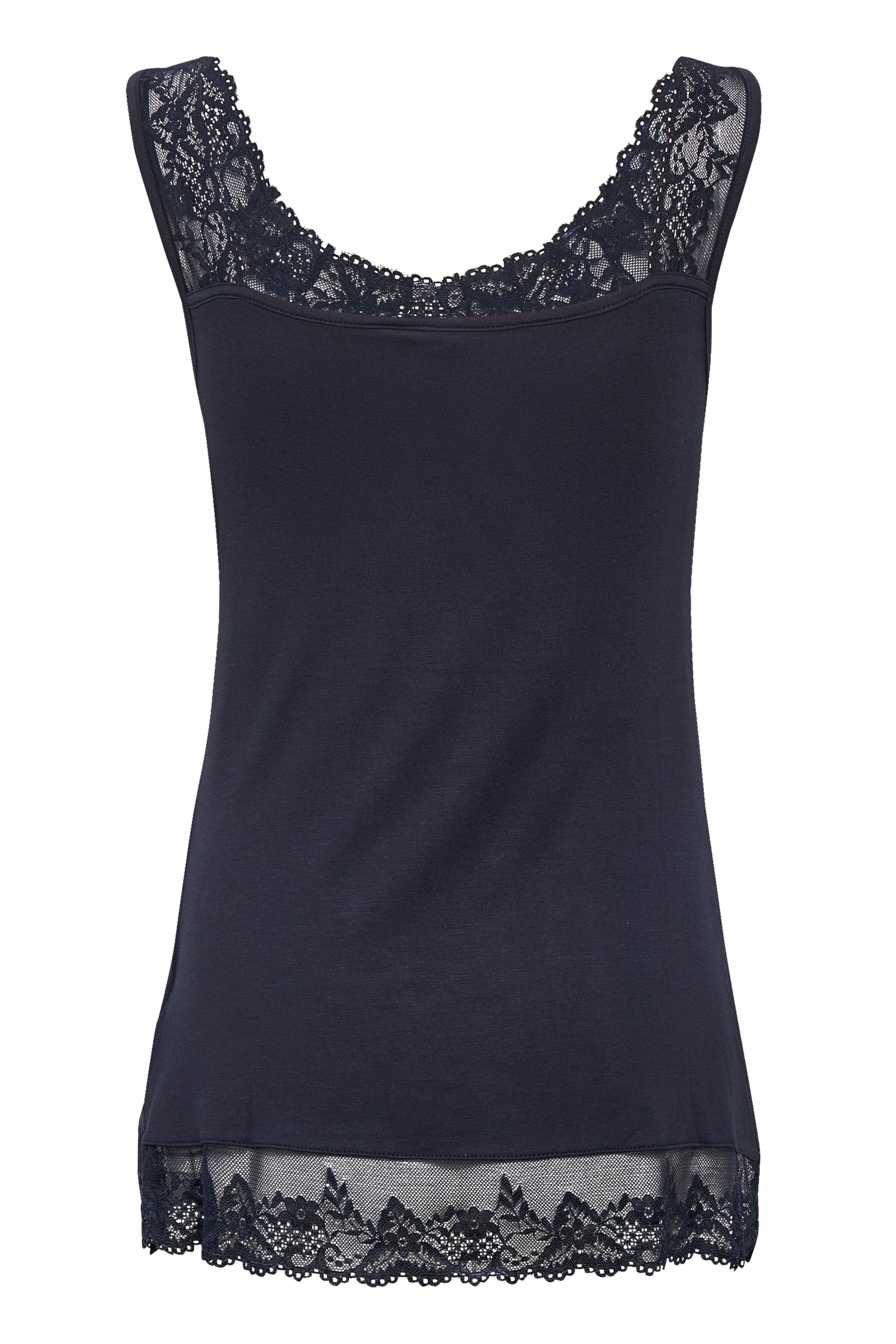 CREAM Royal Navy Blue Florence Top