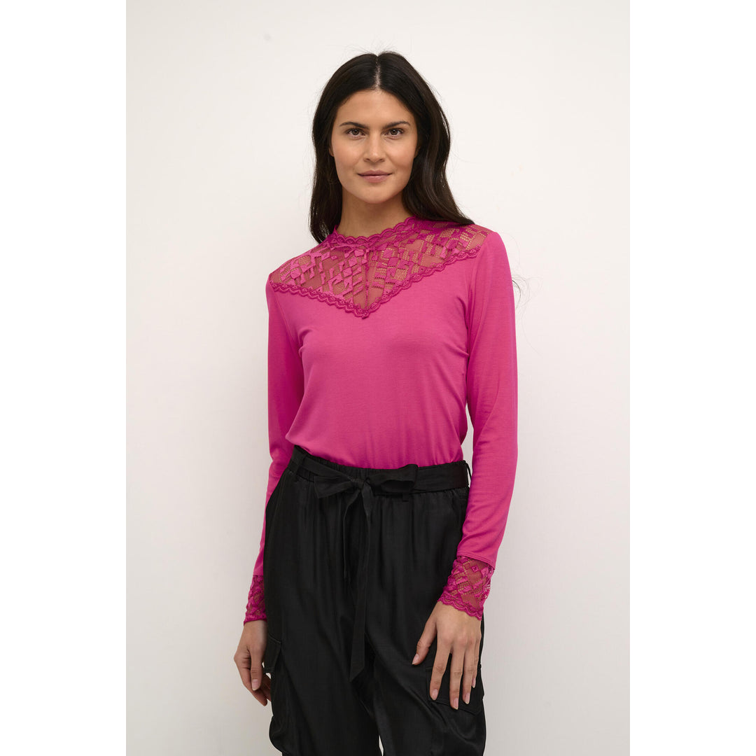 CREAM Pink Yarrow CRTrulla Jersey bluse