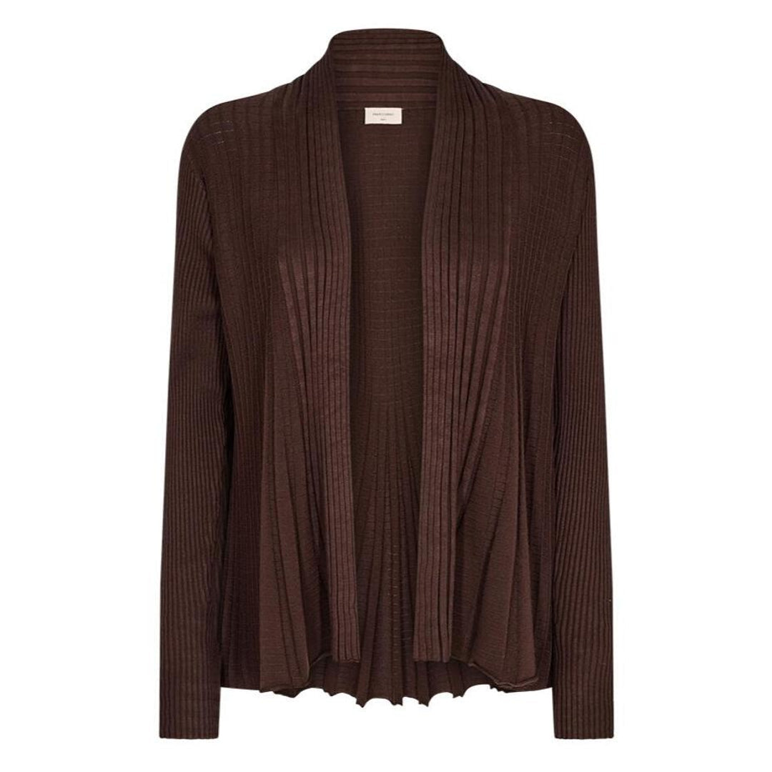 FREEQUENT Charcoal Melange FQCLAUDISSE-S-CAR Cardigan