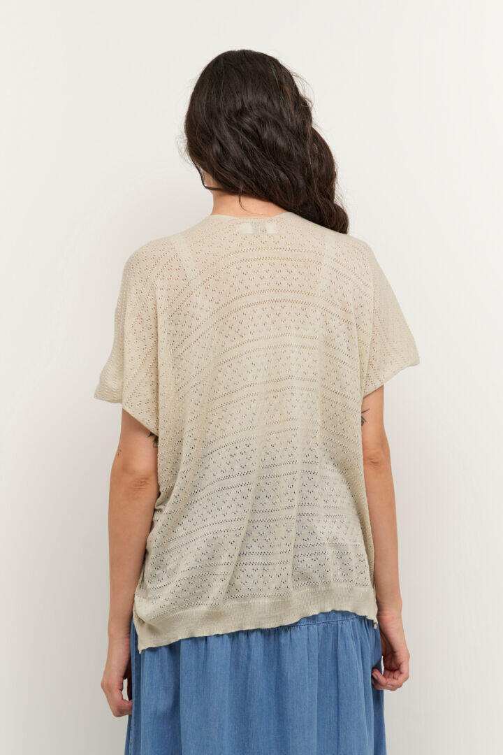 CREAM Perfectly Pale CRShakira Knit Cape