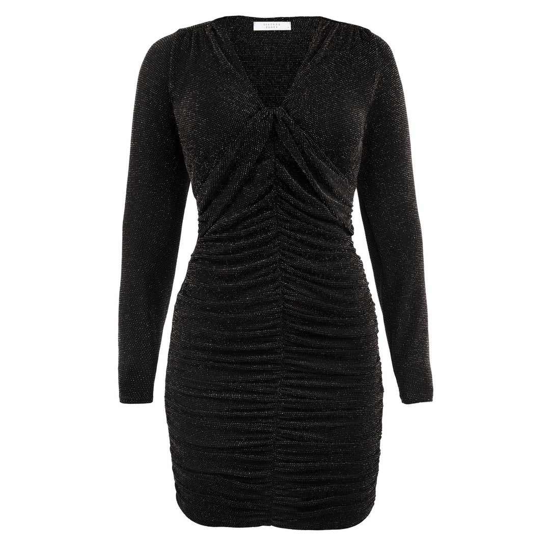 SISTERS POINT Black/Gold CUTTI Kjole