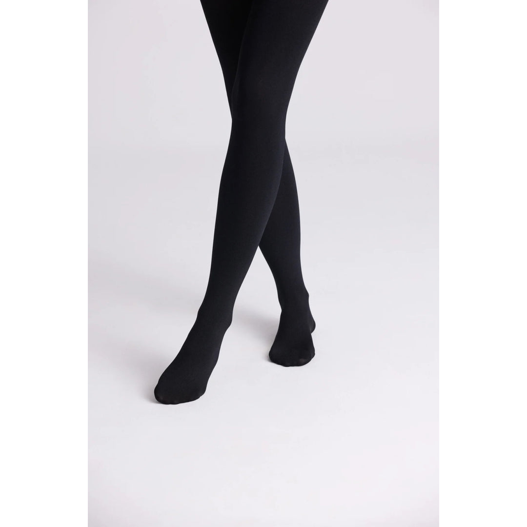 YSABEL MORA Black Thermal 140 Denier Thights