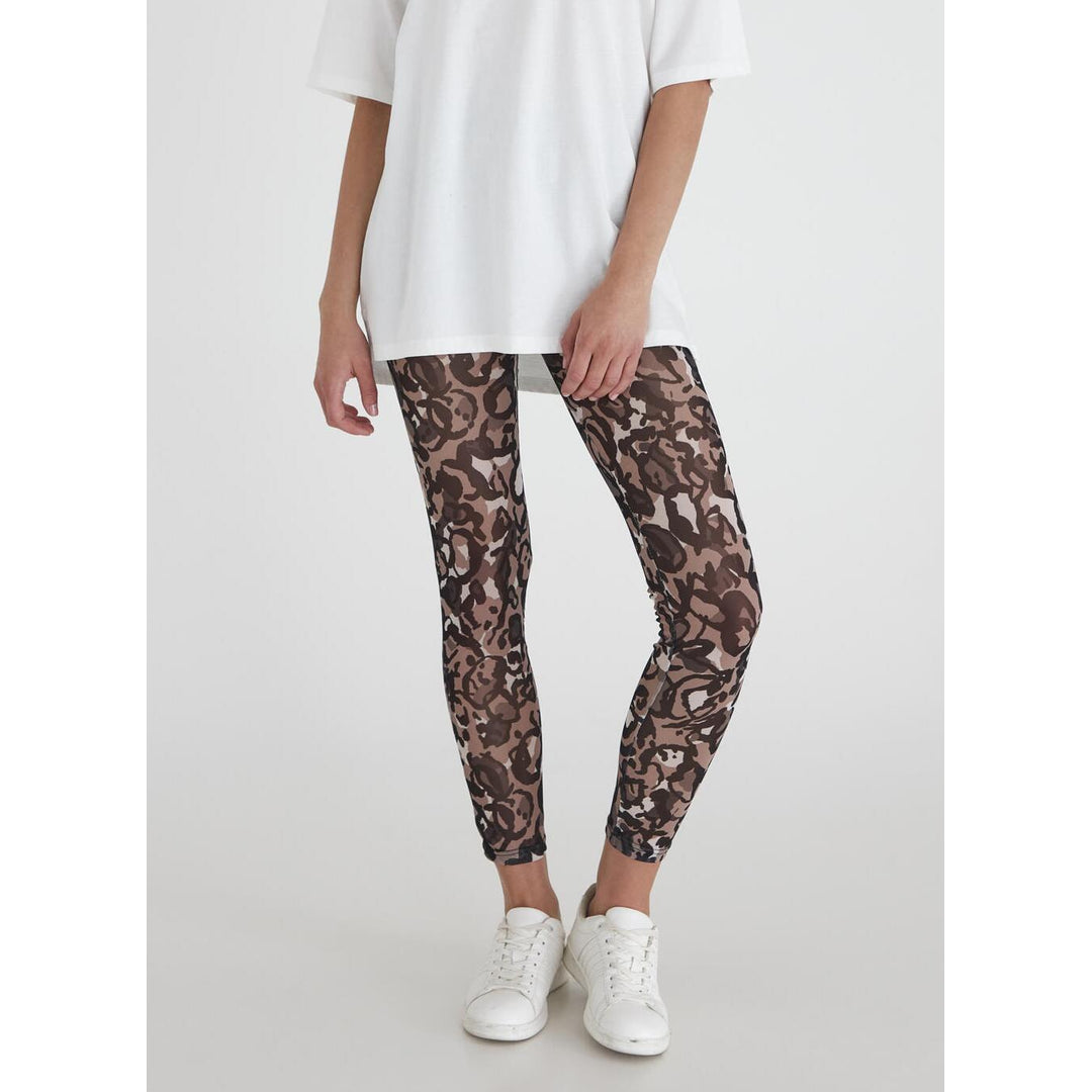 ICHI  Cornstalk Multi Print IXMESHU Leggings