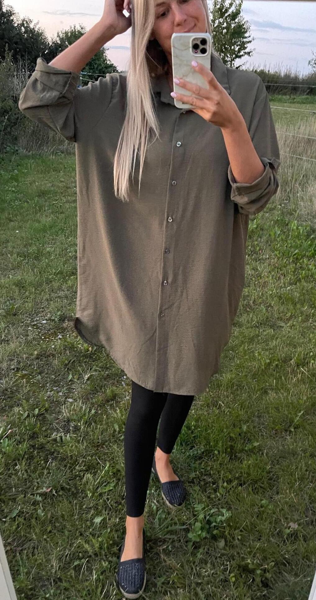 Khaki Molly skjorta