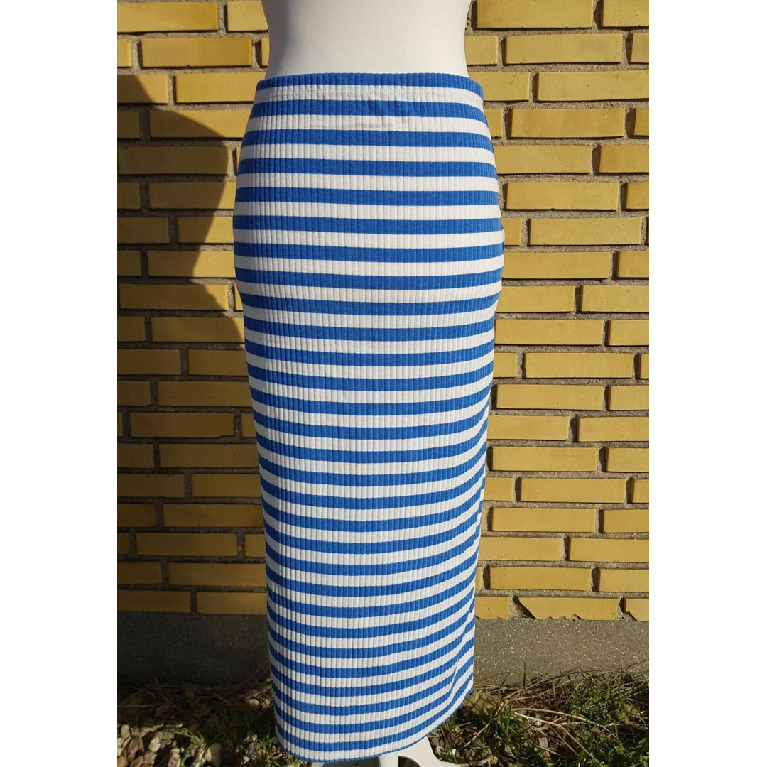ONLY Strong Blue Stribes ONLNELLA Nederdel