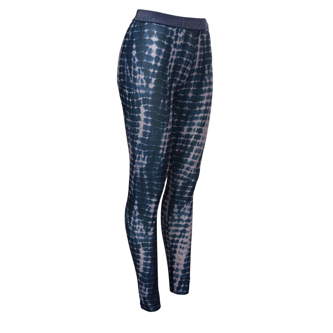 ONE TWO LUXZUZ Denim Blue Ayo Batique Leggings
