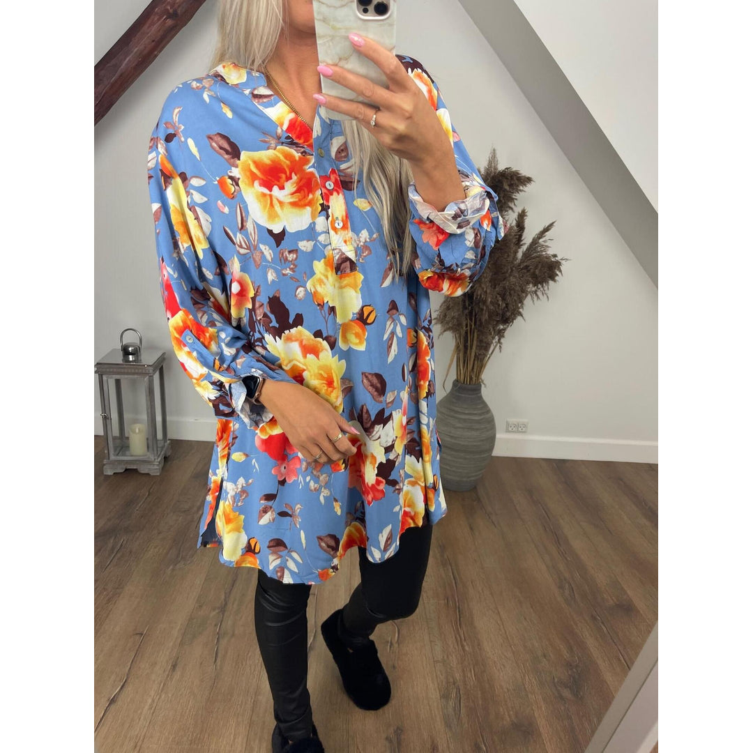 BY ANGELE Jeans Blå LIVABA Skjorte
