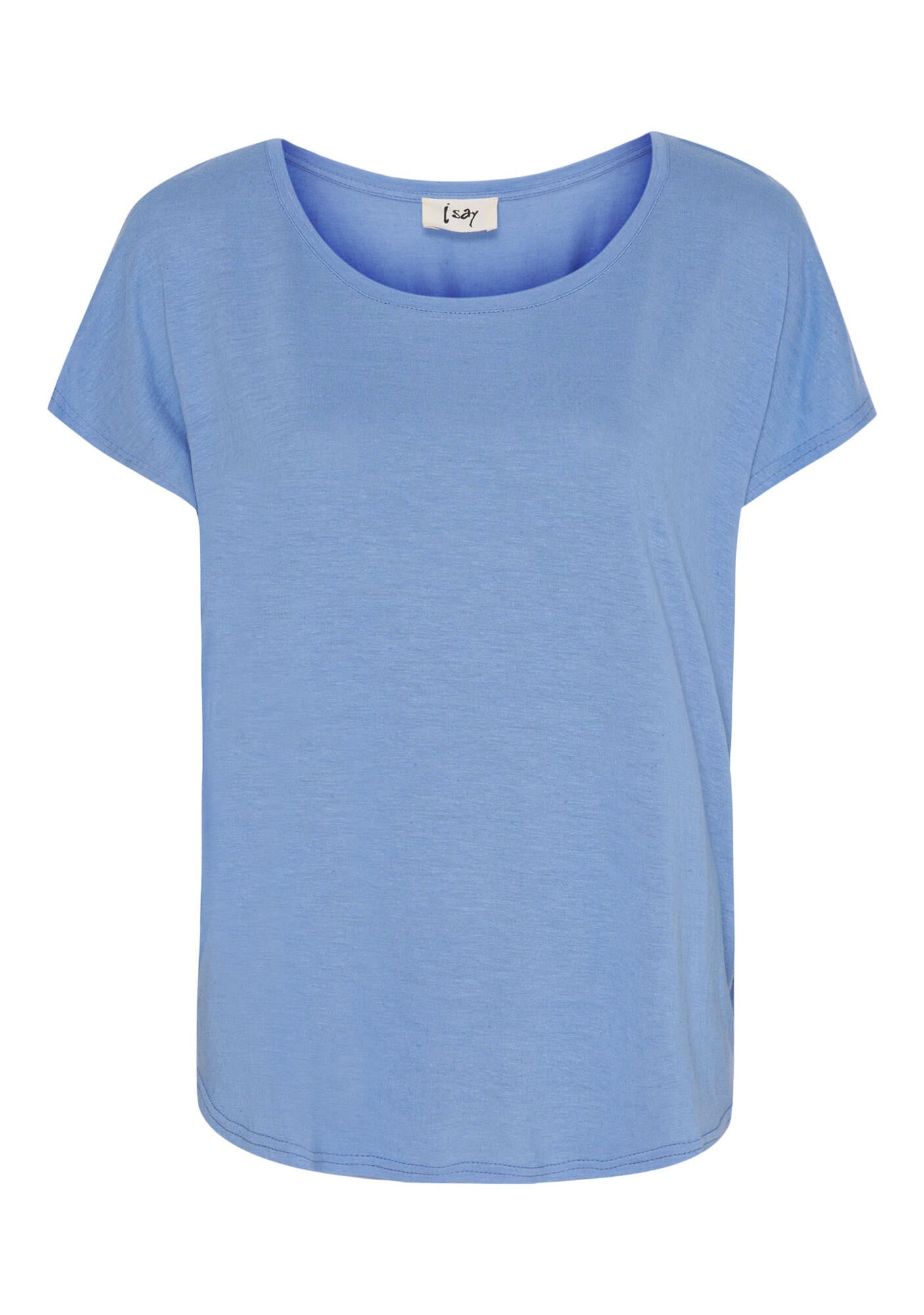 I SAY Skyblue O-Neck T-shirt