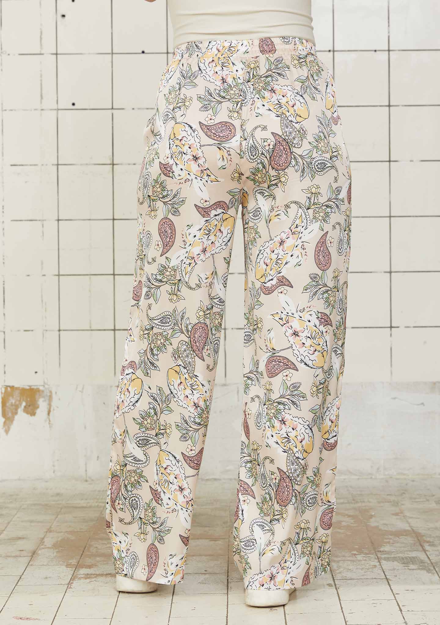 I SAY Powder Paisley Venessa Pants