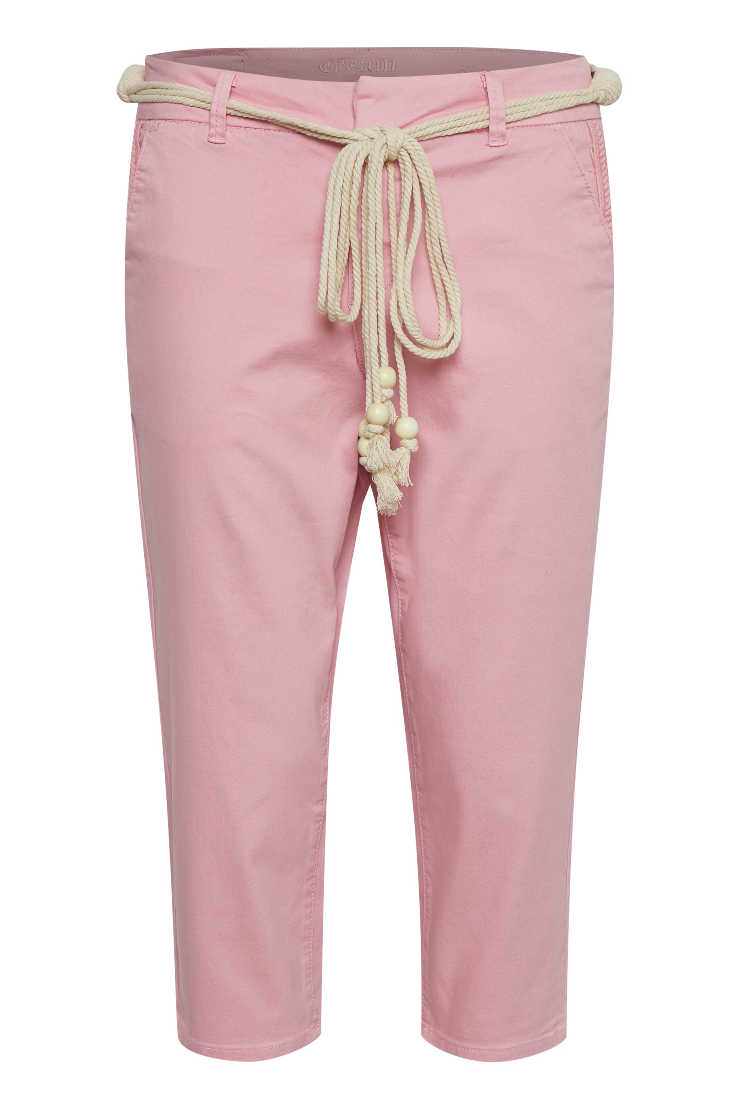 CREAM Cameo Pink CRLotte Chino Capri-bukser