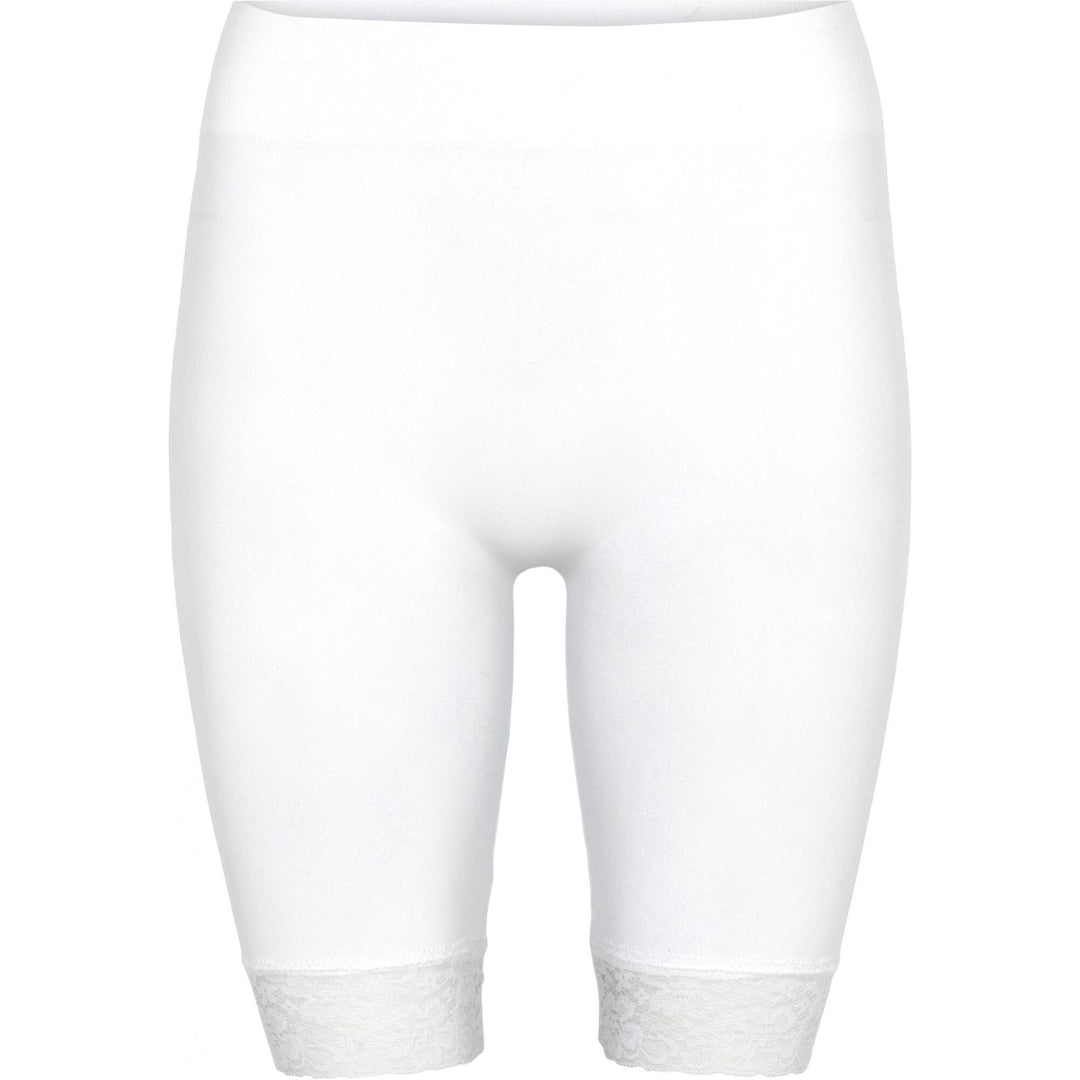DECOY Vita långa shorts med spets
