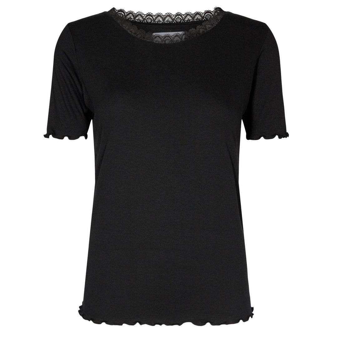 LIBERTÉ Sort/Black Natalia SS Lace Bluse