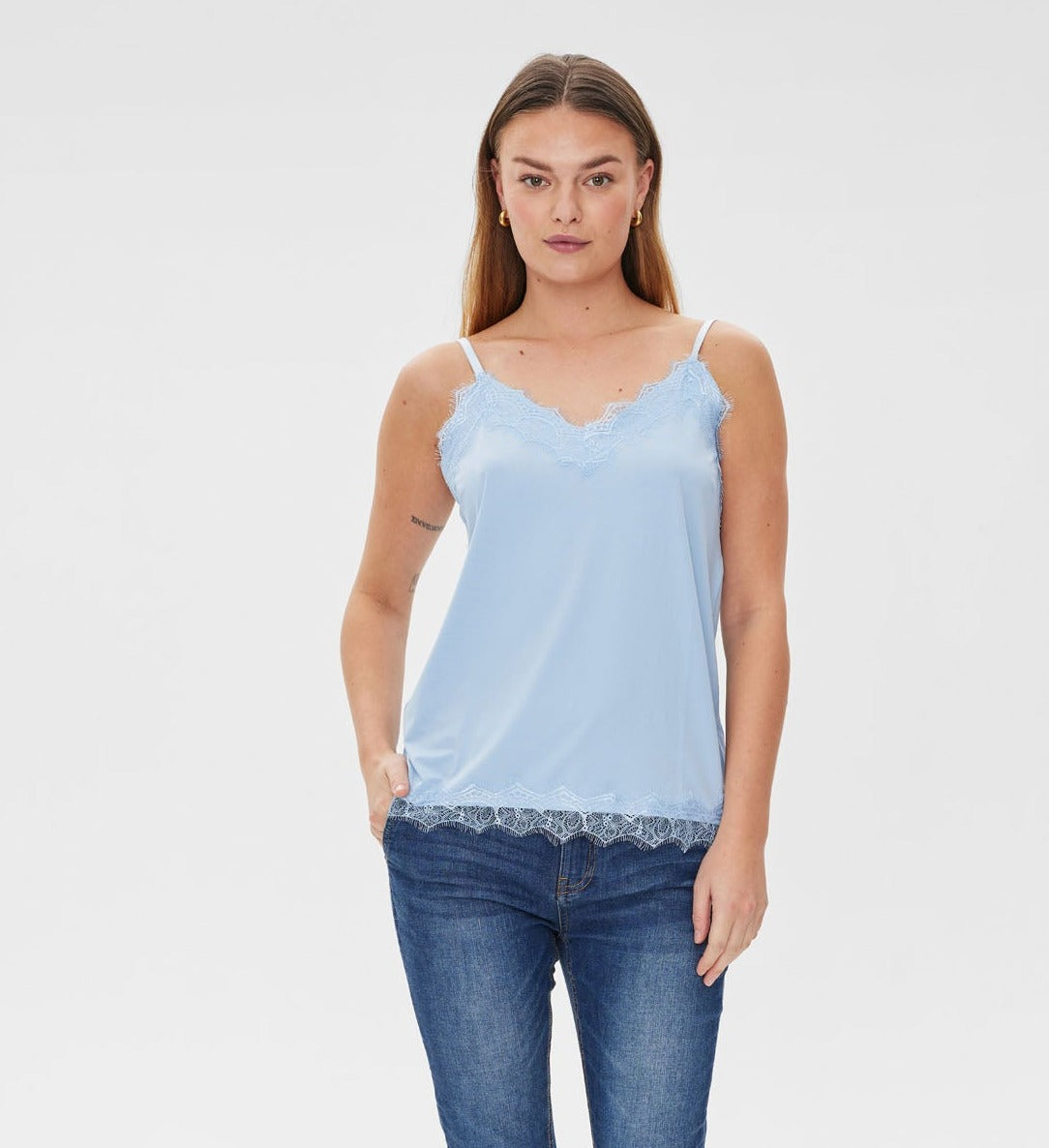 FREEQUENT Chambray Blue FQBICCO Top