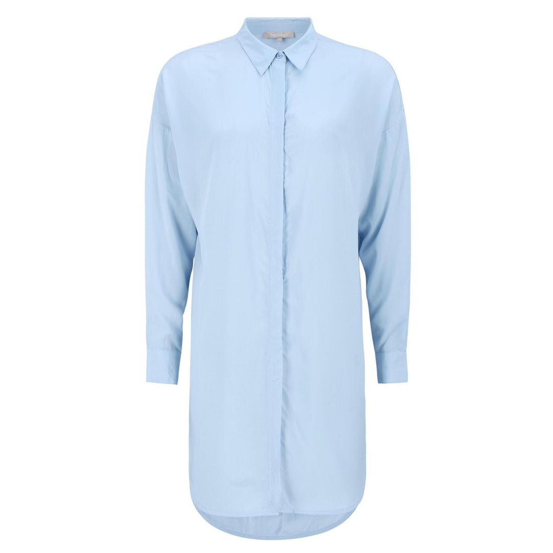 Soft Rebels Cashmere Blue SRFreedom Lang skjorte