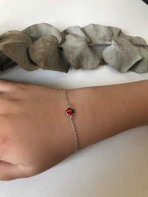 Armband nyckelpiga i Sterling Silver 925