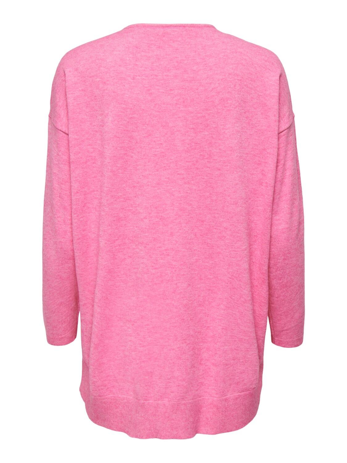 ONLY Rose Melange KUN L/S Løsstrikket genser