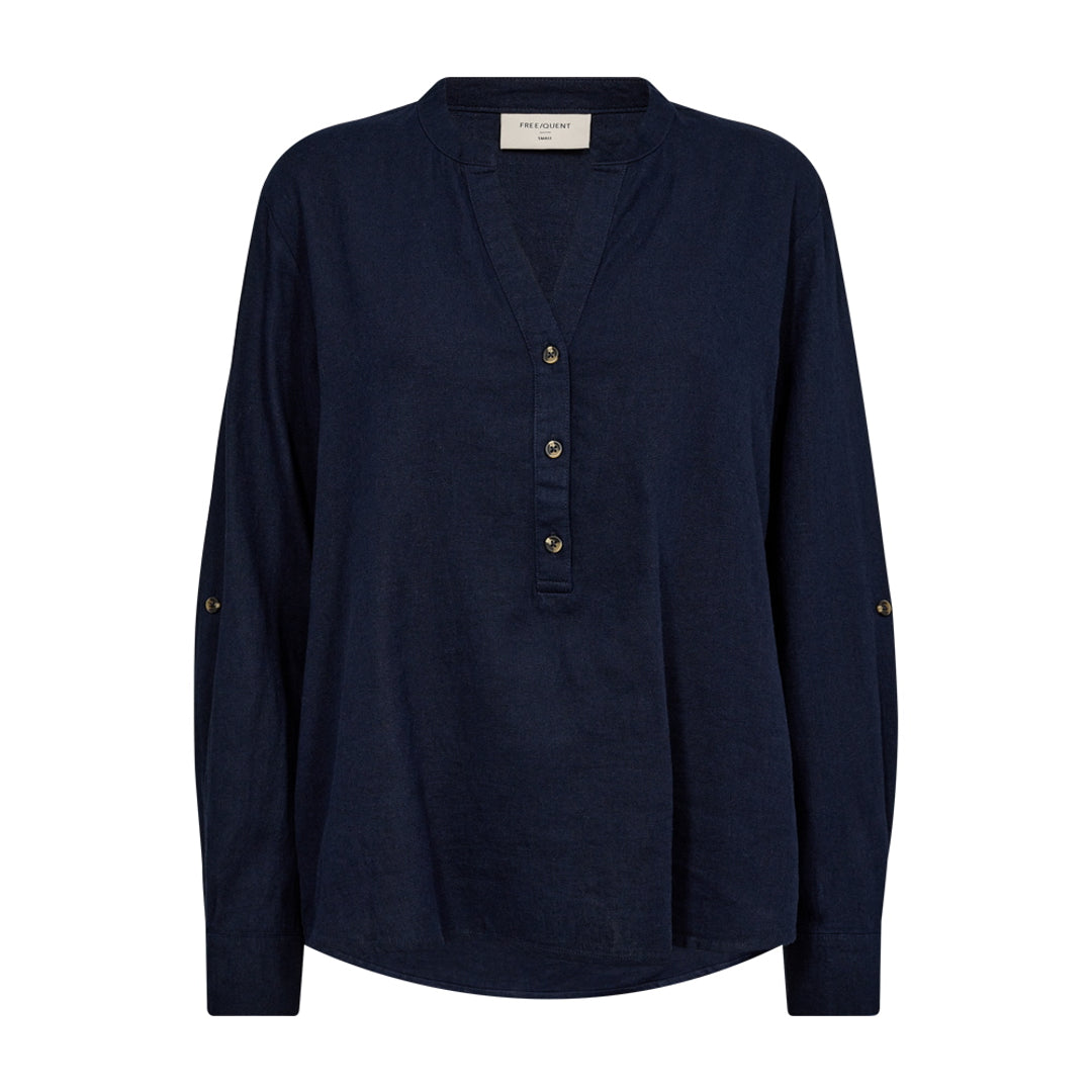 FREEQUENT Navy Blazer FQLAVA Skjorte