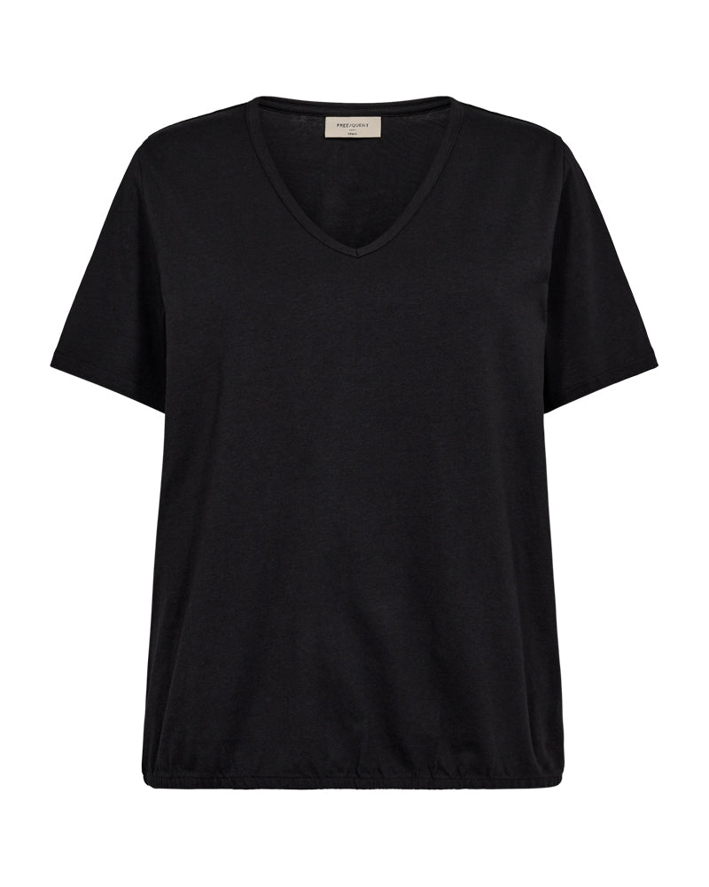 FREEQUENT Black FQBETINA-TEE T-Shirt