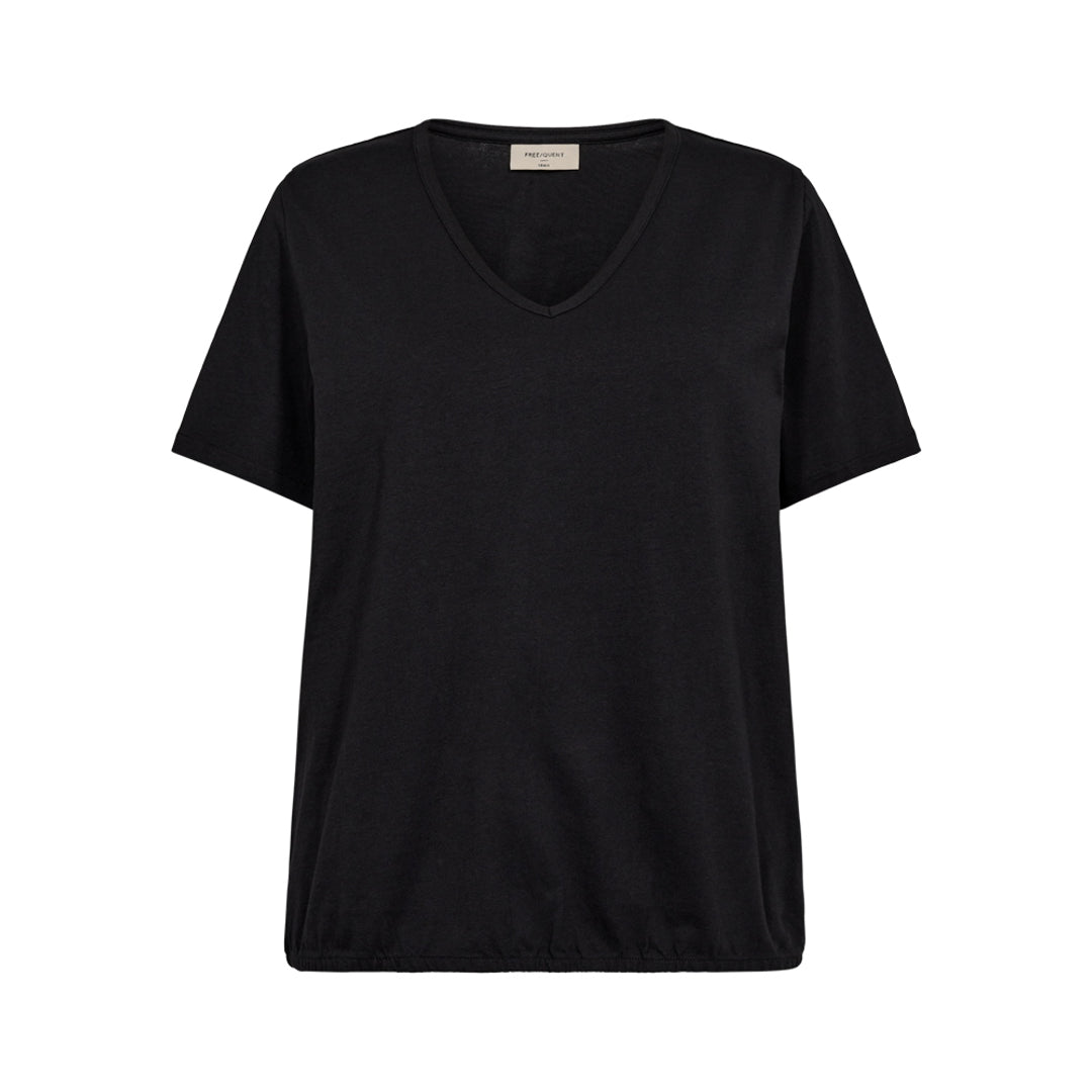 FREEQUENT Black FQBETINA-TEE T-Shirt