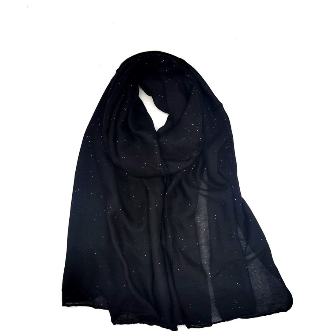 BY ANGELE Svart LILLYBA Scarf