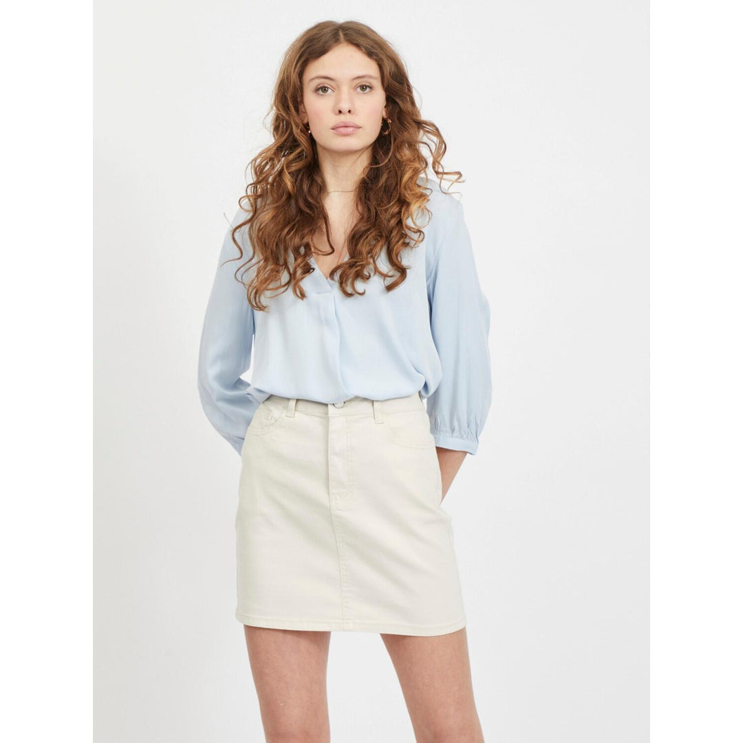 VILA Ashley Blue VIDANIA Skjorte