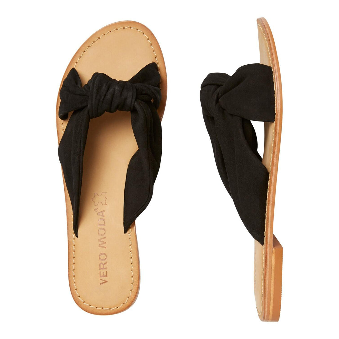 VERO MODA Black VMMALINA Læder Sandal