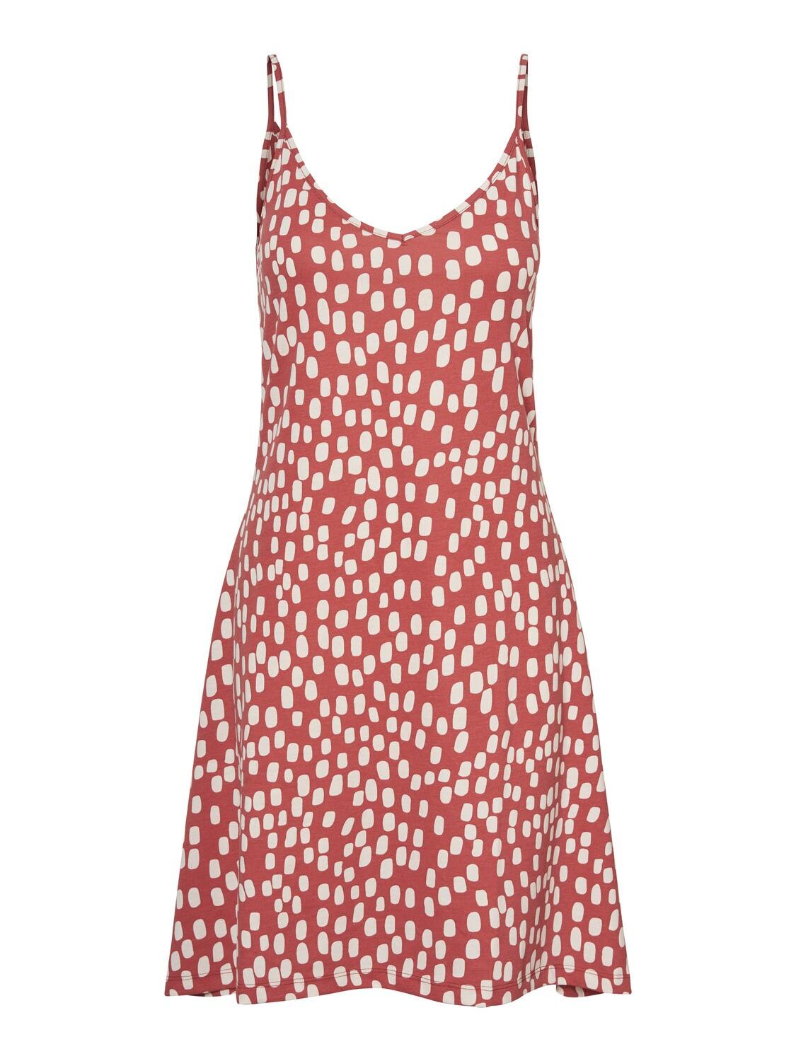 VERO MODA Röd / Marsala Birch Dot Dress