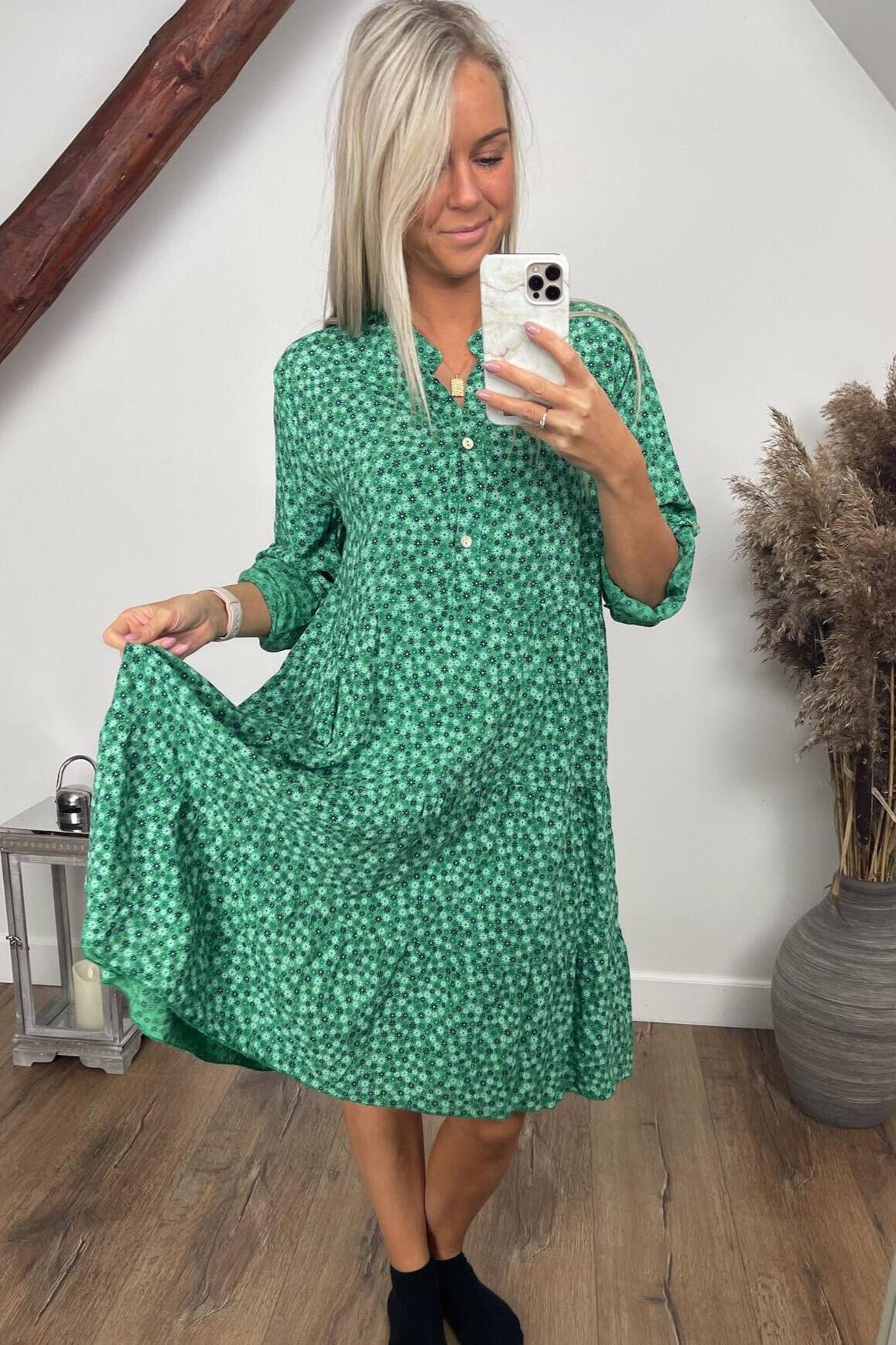 Grön Abby klänning