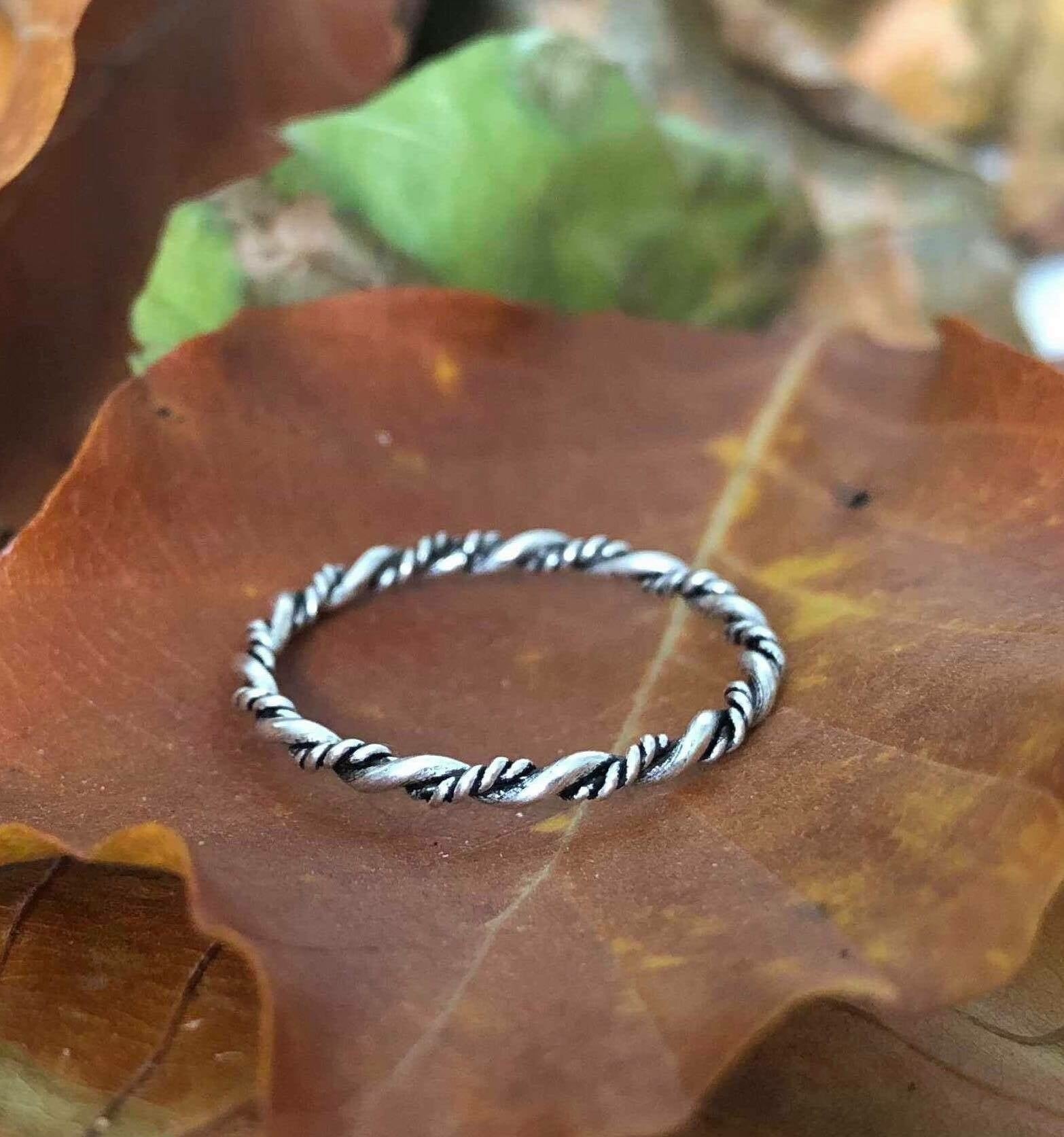 Ring Sterling Silver 925 twisted design