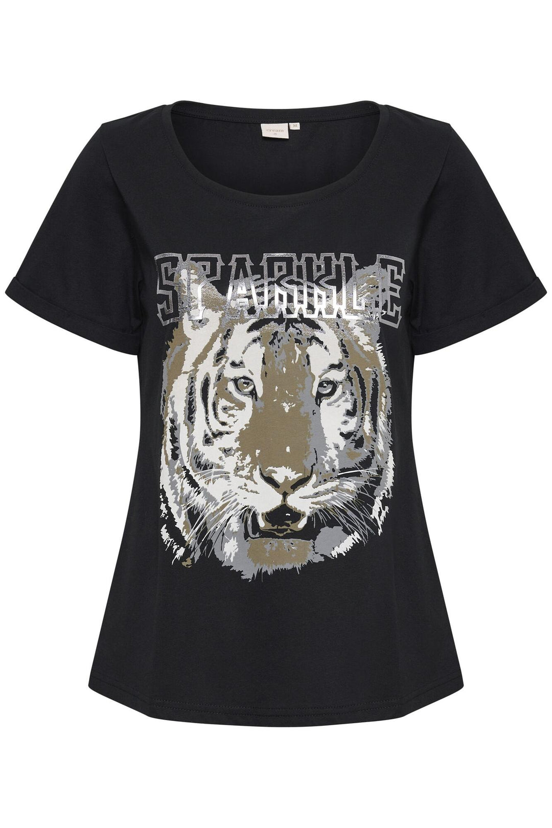 CREAM  Black Tiger CRCARLA T-Shirt