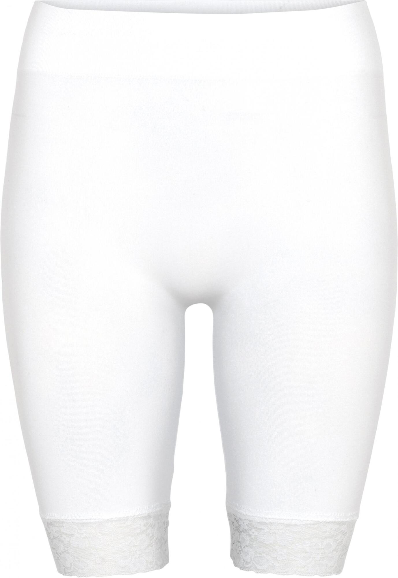 DECOY White Long Shorts w/lace