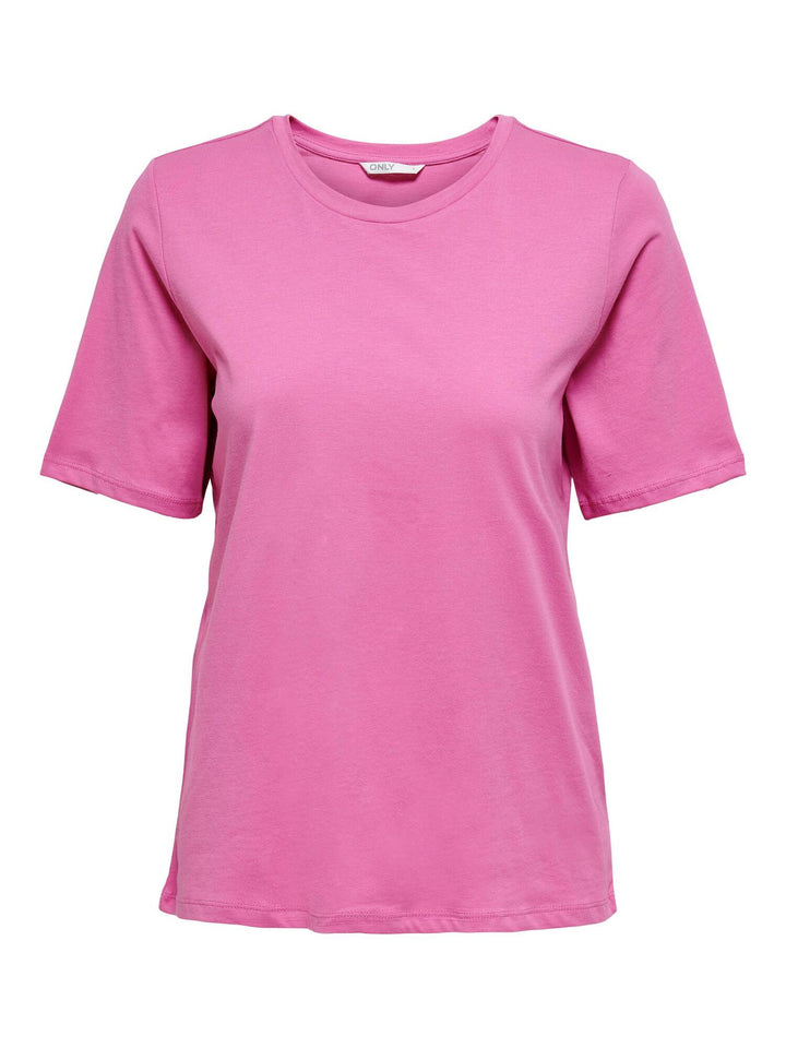 ONLY Super Pink ONLNEW Life T-shirt