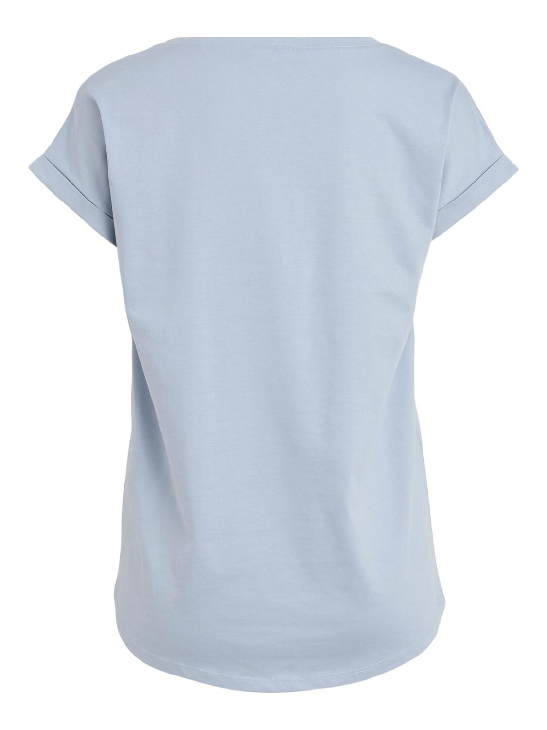 VILA Ashley Blue VIDREAMERS PURE T-Shirt